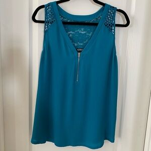 Express Turquoise Sleeveless Blouse